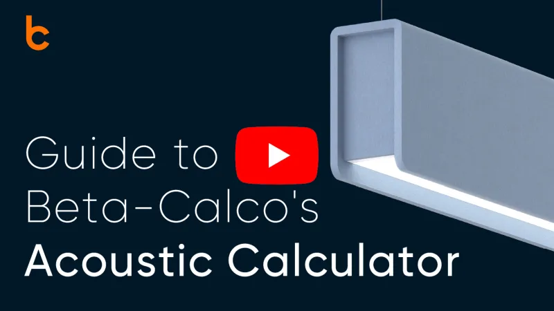 Guide to Beta-Calco's Acoustic Calculator