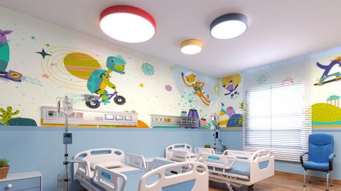 <p>CHILDREN'S HOSPITAL ROOM</p>