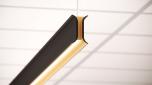 Thumbnail for <p>BLACK METALLIC TEXTURED &amp; GOLD METALLIC INSIDE TRIM</p>