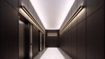 Thumbnail for <p>ELEVATOR LOBBY - BRONZE METALLIC TEXTURED WITH GOLD LOUVER</p>