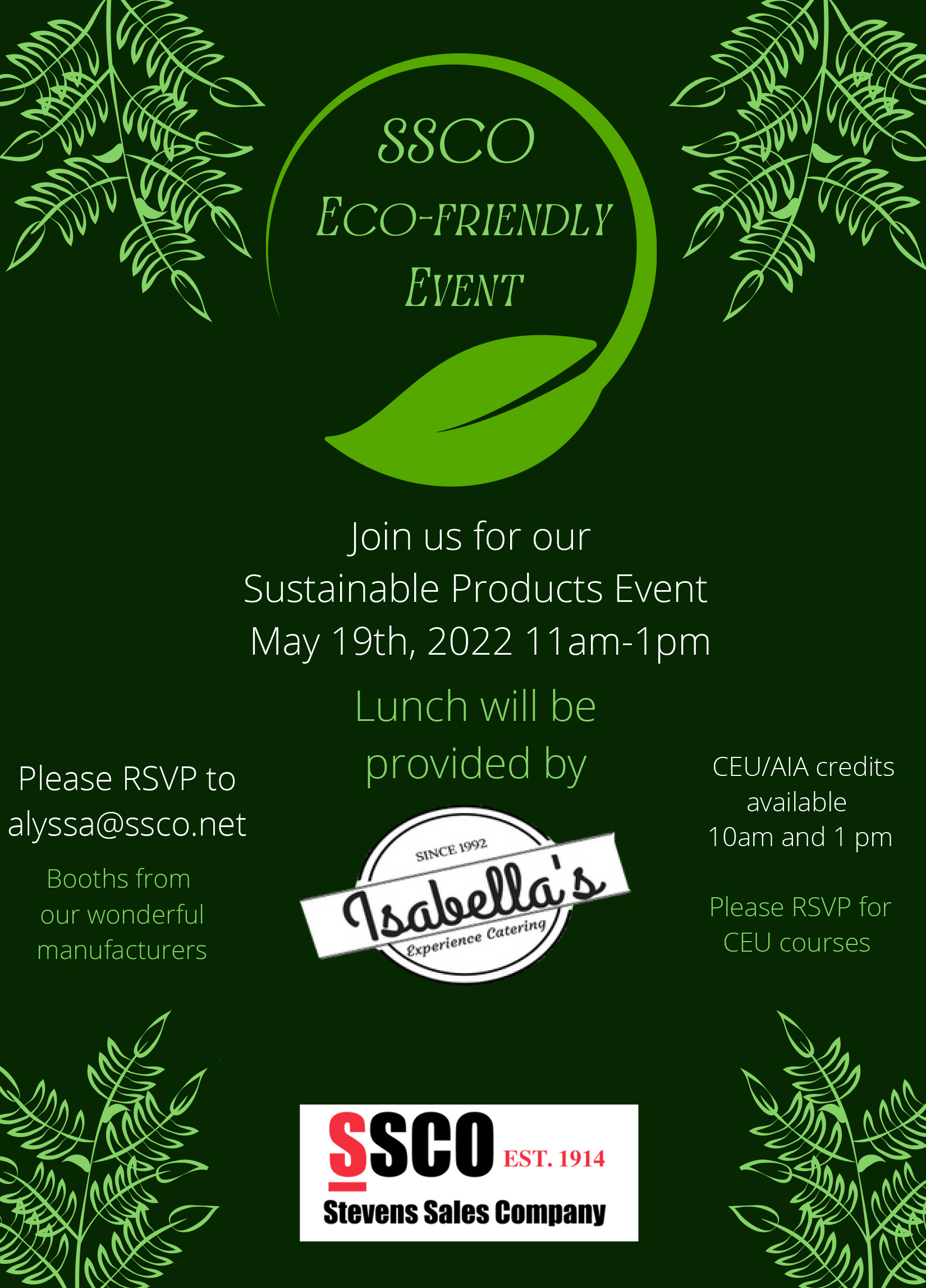 SSCO Eco-Friendly Event